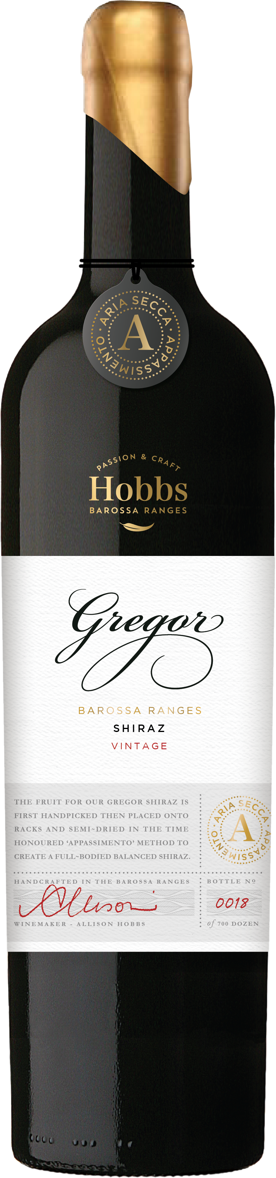 Hobbs Barossa Ranges Gregor Shiraz 2021 Barossa